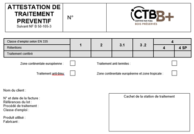 Certificat CTB