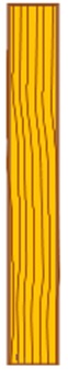 Piquet bois - l'inclinaison de fibres sur un piquet