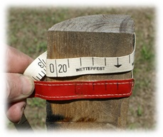 mesurer un piquet bois