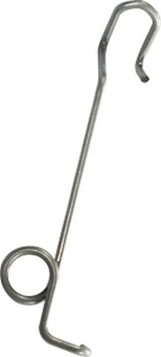 Attache pour tuteur sur fil porteur