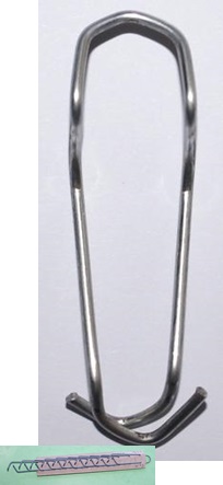Attache pour tuteur sur fil porteur