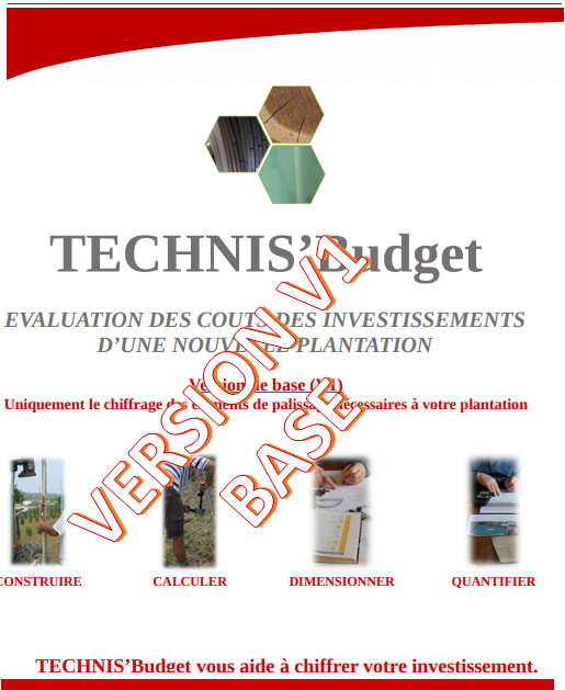 Le cout de la plantation - TECHNIS'Budget