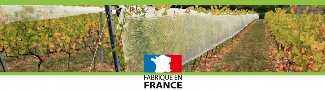 Solution pour la protection contre la grêle de sa vigne