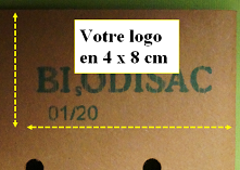 type de logo manchon kraft biodisac